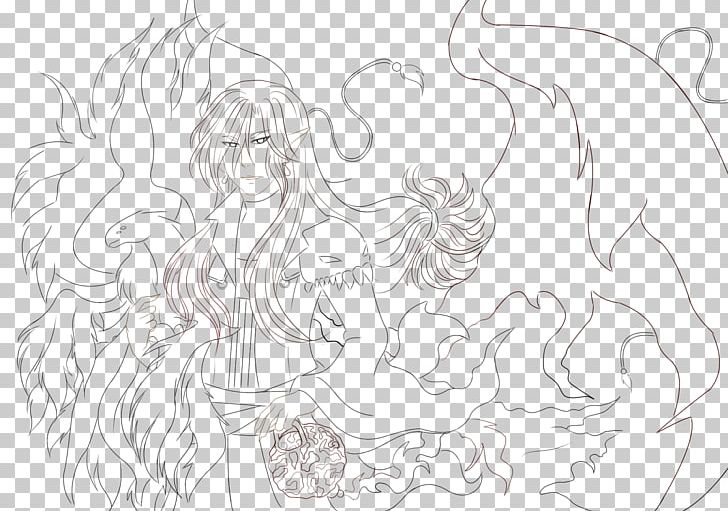 Drawing Line Art Visual Arts Sketch PNG, Clipart, Anime, Art, Artwork, Black, Black And White Free PNG Download