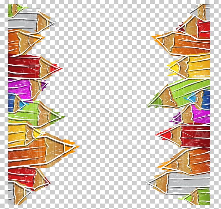 Colored Pencil Drawing Illustration PNG, Clipart, Angle, Border, Border Frame, Border Vector, Certificate Border Free PNG Download