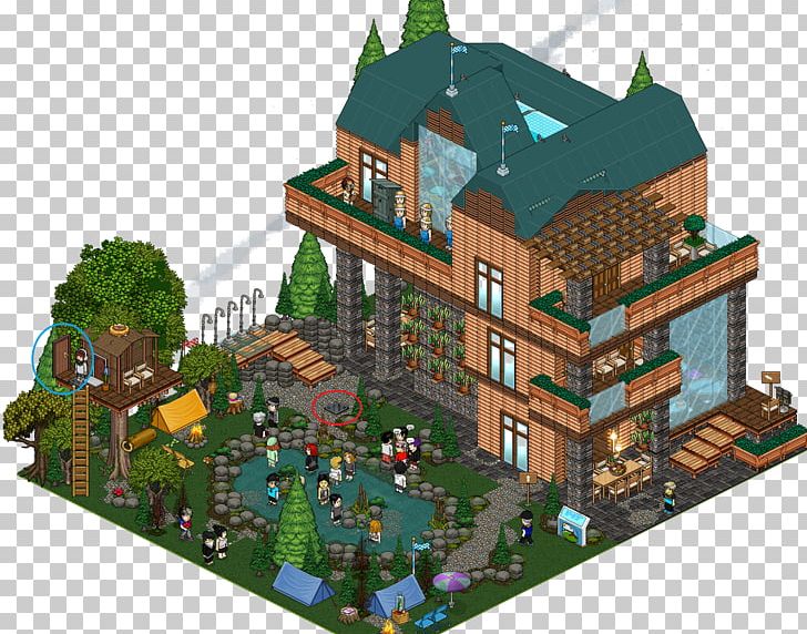 Habbo Tree House Room Penthouse Apartment PNG, Clipart, Apartment House ...