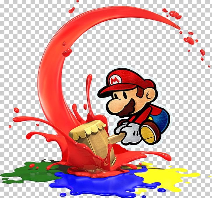 Paper Mario: Color Splash Wii U Paper Mario: Sticker Star PNG, Clipart, Actionadventure Game, Area, Art, Cartoon, Fictional Character Free PNG Download