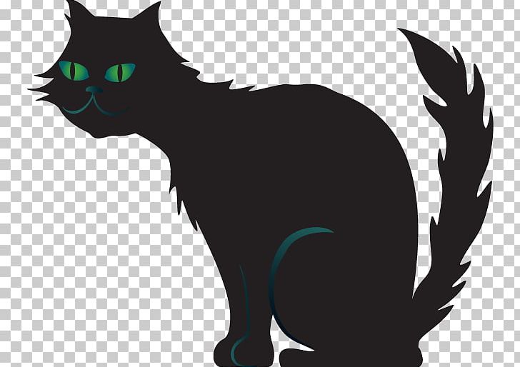 Black Cat Kitten Domestic Short-haired Cat Whiskers PNG, Clipart, Animals, Black, Carnivoran, Cat Like Mammal, Claw Free PNG Download