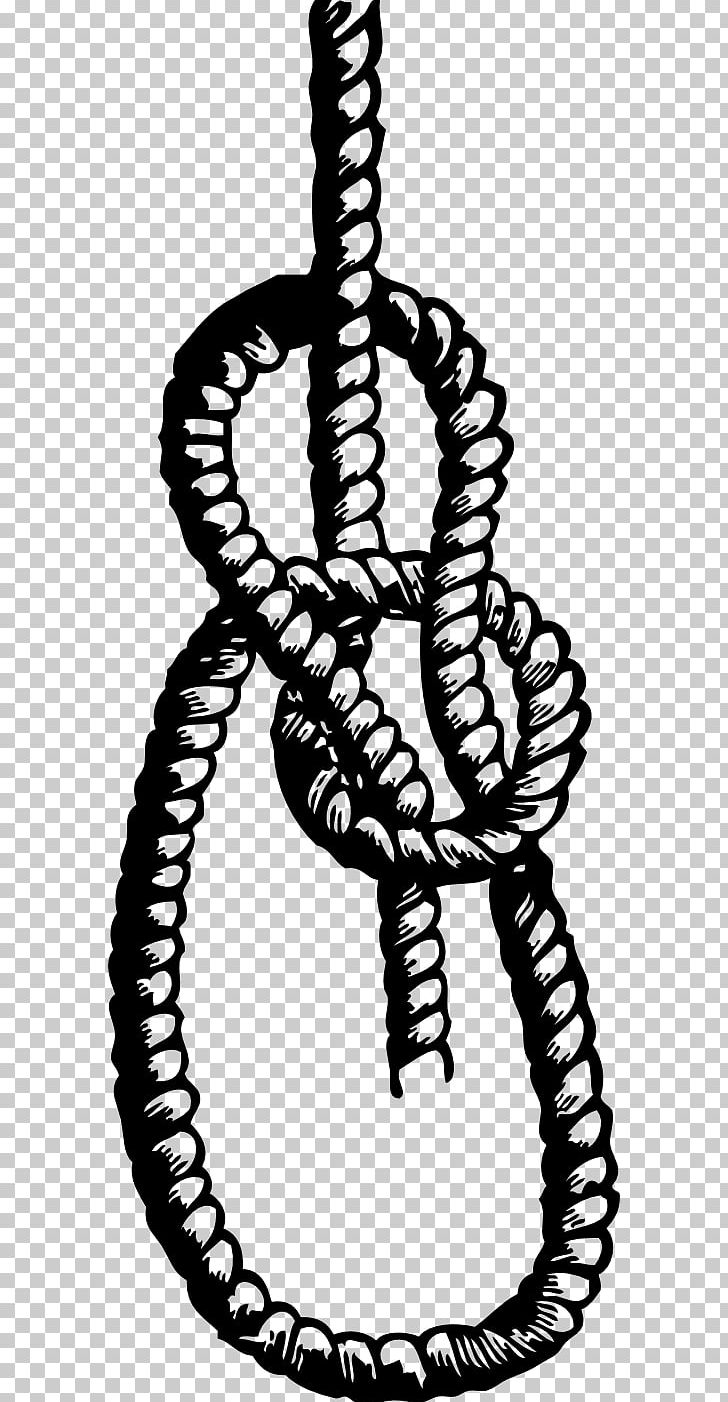 Knot Bowline On A Bight Seizing PNG, Clipart, Bend, Bight, Black And White, Bowline, Bowline On A Bight Free PNG Download