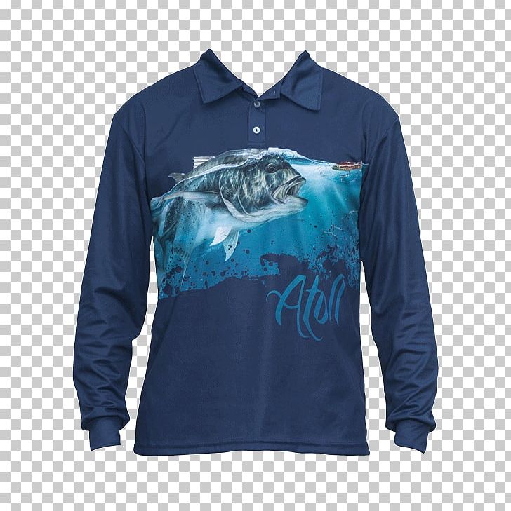 Long-sleeved T-shirt Long-sleeved T-shirt Polo Shirt PNG, Clipart, Active Shirt, Blue, Clothing, Electric Blue, Fishing Tournament Free PNG Download