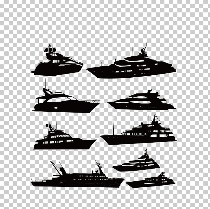 Luxury Yacht Silhouette Boat PNG, Clipart, Black And White, Brand, Encapsulated Postscript, Happy Birthday Vector Images, Helicopter Free PNG Download