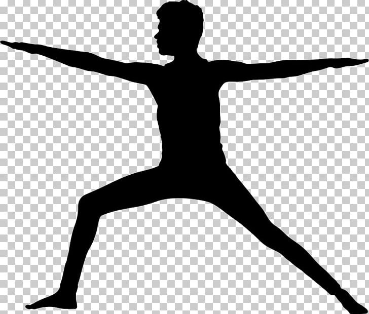 Yoga Silhouette Exercise Physical Fitness PNG, Clipart, Arm, Balance, Black And White, Exercise, Fitness Centre Free PNG Download