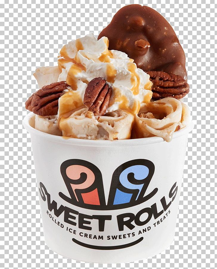 Sundae Ice Cream Fried Ice Sweet Rolls PNG, Clipart, Biscuits, Chocolate Ice Cream, Confectionery, Cream, Dairy Product Free PNG Download