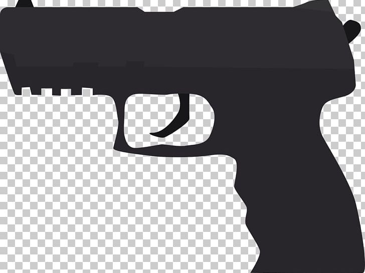 Firearm Pistol Weapon Gun PNG, Clipart, Air Gun, Black, Black And White, Caliber, Clip Free PNG Download