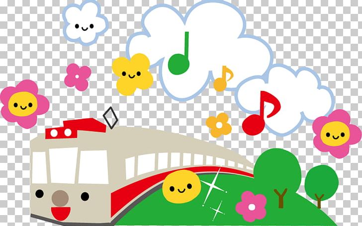 travel by train clipart for children