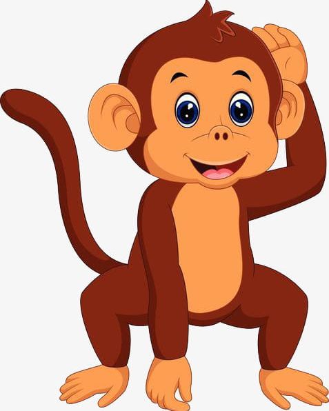 Monkey With The Back Of The Head PNG, Clipart, Activities, Animal, Back, Back Clipart, Bananas Free PNG Download