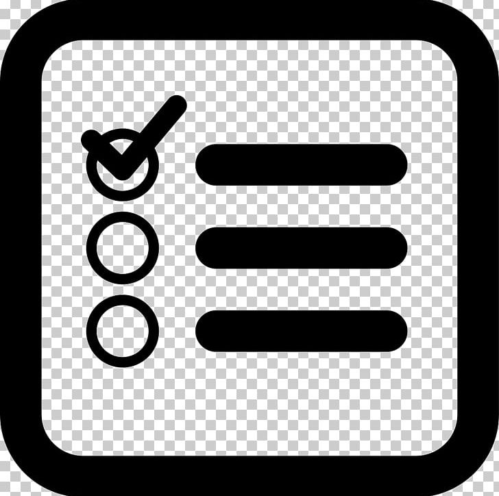 Computer Icons Checklist Icon Design PNG, Clipart, Area, Black And White, Checklist, Check Mark, Computer Icons Free PNG Download