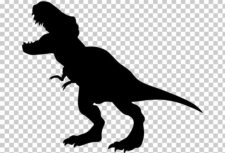 Tyrannosaurus Dinosaur Stegosaurus Silhouette Apatosaurus PNG, Clipart, Apatosaurus, Art, Black And White, Dinosaur, Fantasy Free PNG Download