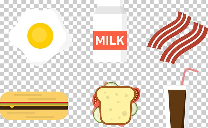 Breakfast Fast Food Milk PNG, Clipart, Bacon, Brand, Breakfast, Breakfast Vector, Creative Free PNG Download