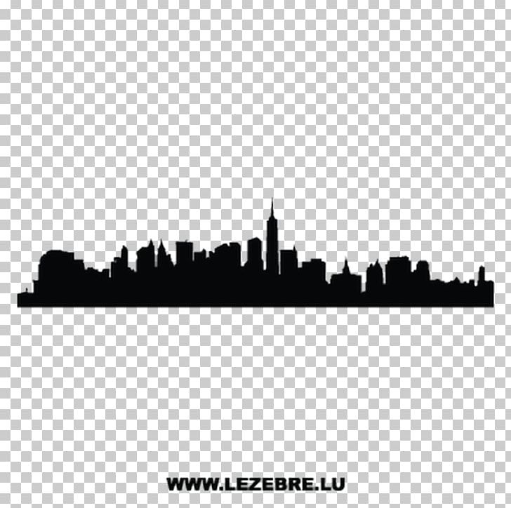 Manhattan Skyline Empire State Building Wall Decal Poster PNG, Clipart, Black And White, Brand, City, Decal, Empire State Building Free PNG Download