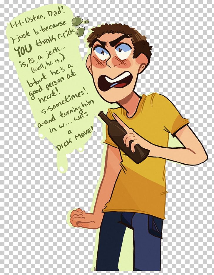 Morty Smith Comedy Thumb Laughter Human Behavior PNG, Clipart, Art, Behavior, Boy, Cartoon, Comedy Free PNG Download