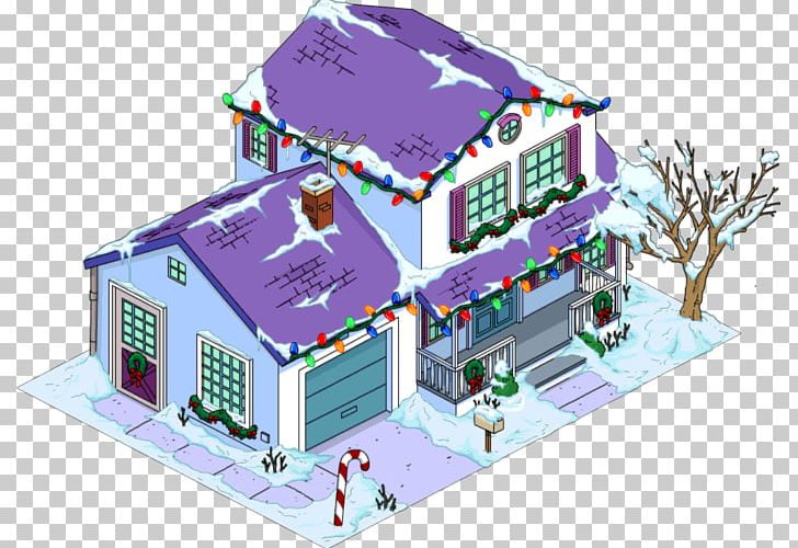 The Simpsons: Tapped Out Christmas Decoration Santa Claus Home PNG, Clipart, Beach House, Building, Christmas, Christmas Decoration, Christmas Lights Free PNG Download