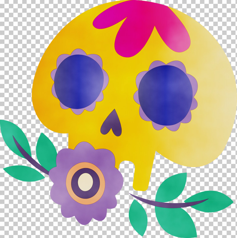 Flower Yellow PNG, Clipart, D%c3%ada De Muertos, Day Of The Dead, Flower, Mexico, Paint Free PNG Download