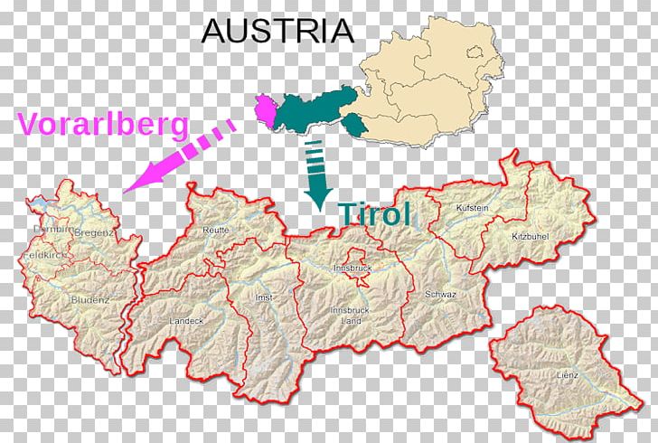 Innsbruck Vorarlberg South Tyrol Regions Of Italy Map PNG, Clipart, Area, Austria, Ecoregion, Fc Tirol Innsbruck, Geography Free PNG Download
