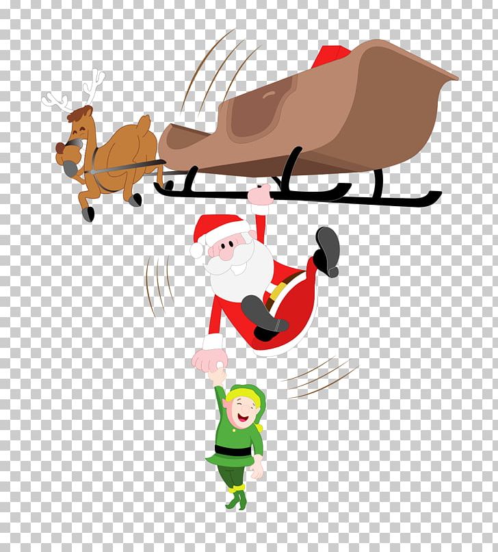 Santa Claus Reindeer Drawing Computer File PNG, Clipart, Art, Car, Cartoon, Car Vector, Claus Vector Free PNG Download