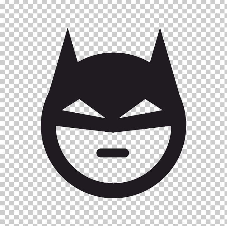 Batman Smiley Sticker Interieur Whiskers PNG, Clipart, Angle, Black, Black White, Carnivoran, Cat Like Mammal Free PNG Download
