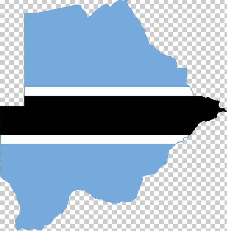 Flag Of Botswana National Flag Map PNG, Clipart, Angle, Animals, Blank Map, Botswana, File Negara Flag Map Free PNG Download