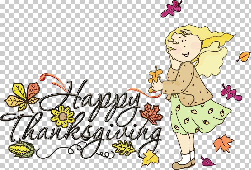 Flower Human Cartoon Happiness Yellow PNG, Clipart, Behavior, Cartoon, Flower, Funny Thanksgiving, Happiness Free PNG Download