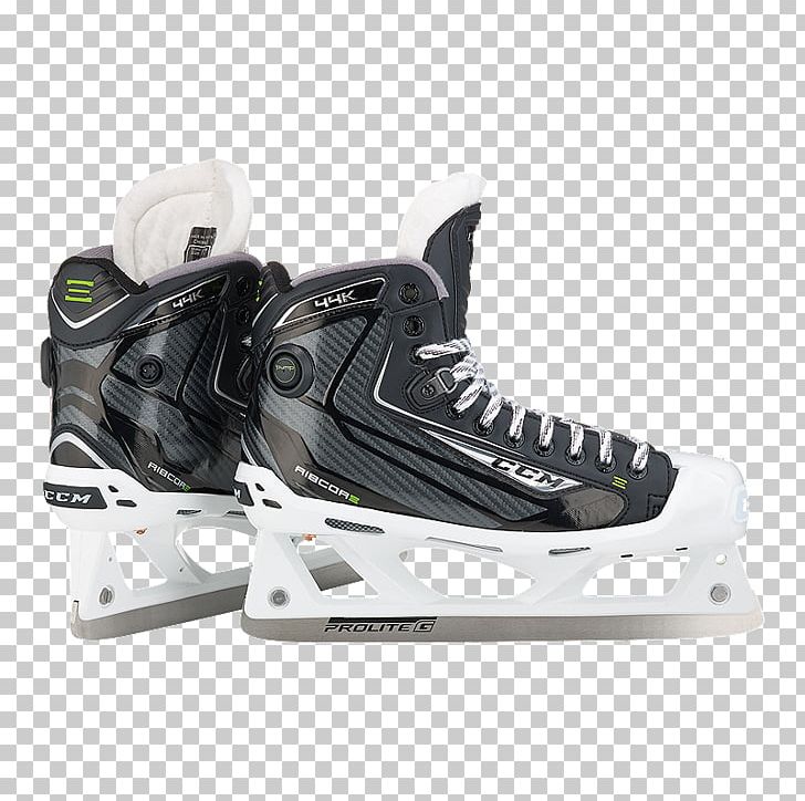 CCM Hockey CCM 44K Pump Ribcore Ice Hockey Skates Senior Goaltender Ice Skates PNG, Clipart, Bauer Hockey, Black, Goaltender, Hockey Sticks, Outdoor Shoe Free PNG Download