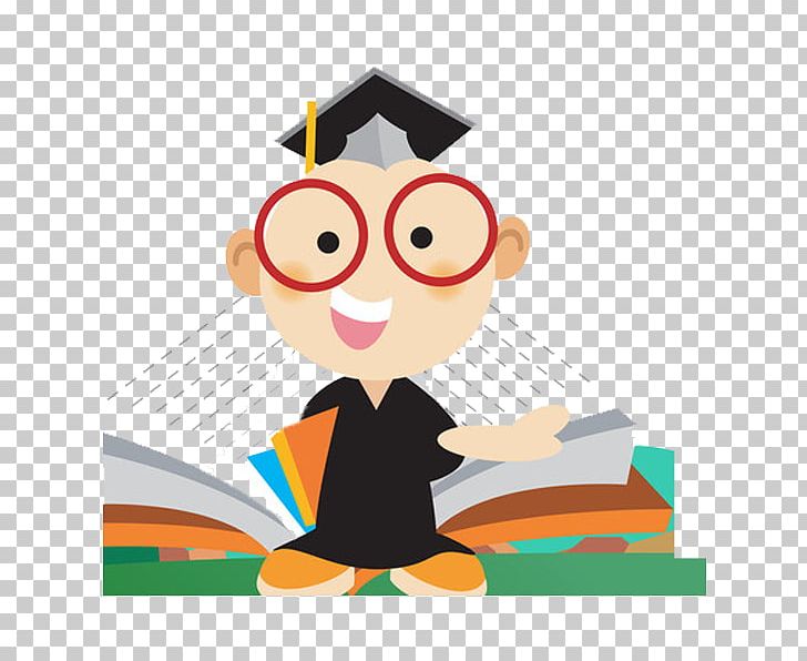 Doctorate Cartoon Illustration PNG, Clipart, Adobe Illustrator, Avatar, Bachelor, Bachelor Cap, Book Free PNG Download