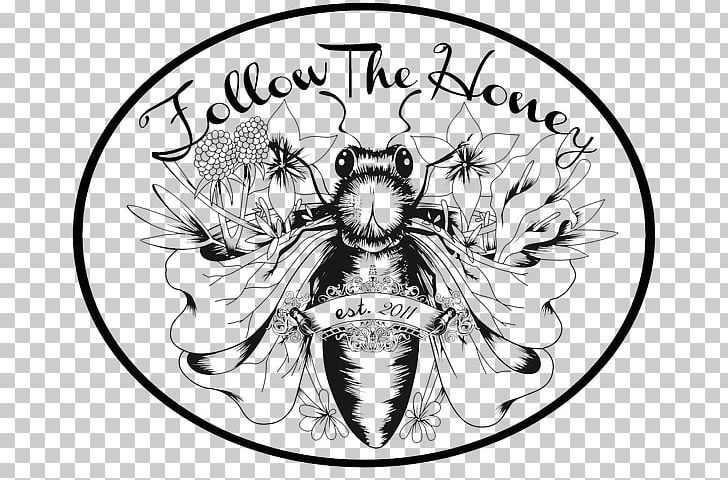 Honey Bee Mead Londonderry PNG, Clipart, Art, Artwork, Bee, Black And White, Circle Free PNG Download