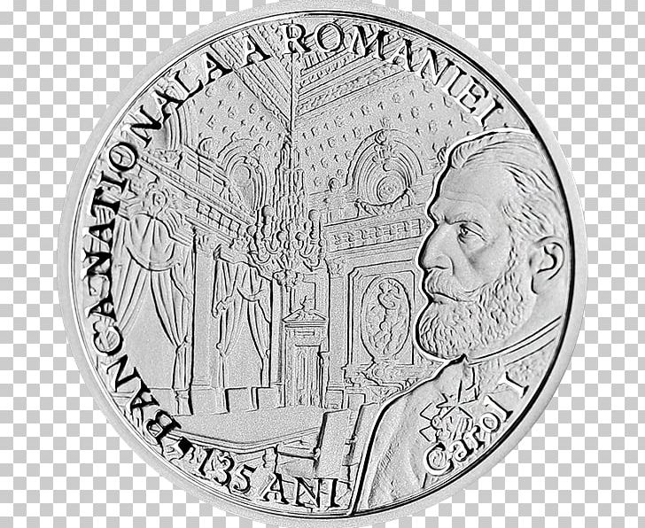 Silver Coin Silver Coin Gold Czech National Bank PNG, Clipart, Black And White, Carol I Of Romania, Circle, Coin, Contract Free PNG Download