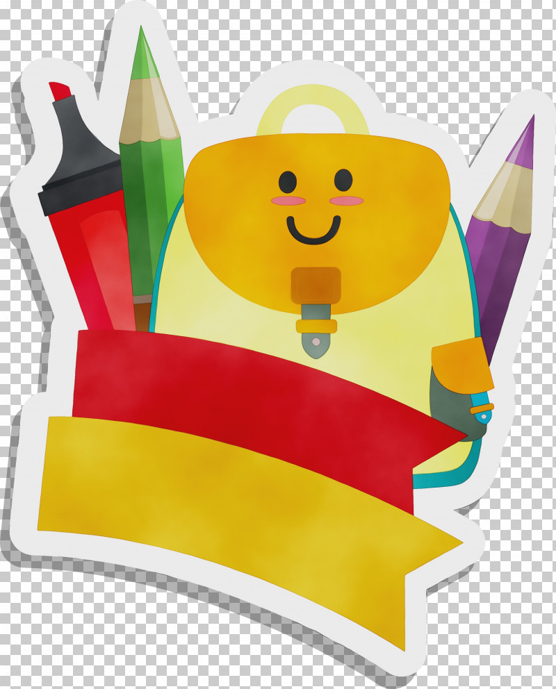 Yellow Meter PNG, Clipart, Back To School, Meter, Paint, School Supplies, Watercolor Free PNG Download
