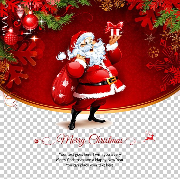Santa Claus Christmas Card Greeting Card PNG, Clipart, Birthday Card, Business Card, Christmas, Christmas And Holiday Season, Christmas Decoration Free PNG Download