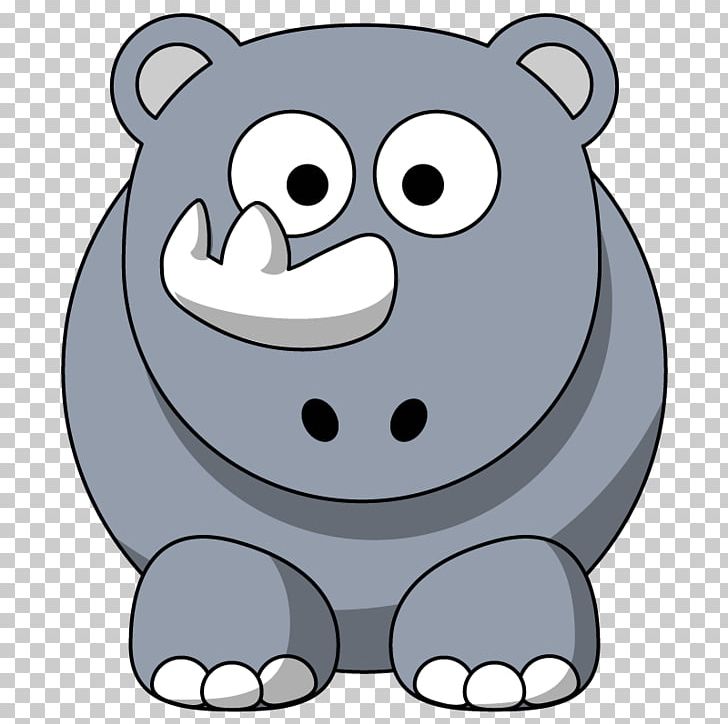 Cartoon Rhinoceros Symbol PNG, Clipart, Animal, Bear, Carnivoran, Cartoon, Chinese Dragon Free PNG Download