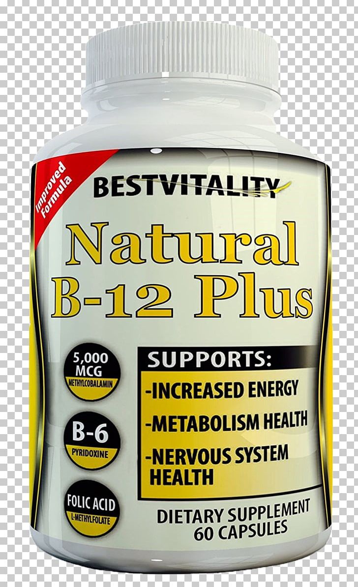 Dietary Supplement B Vitamins Vitamin B-12 Folate Methylcobalamin PNG, Clipart, B 12, B Complex, B Vitamins, Capsule, Diet Free PNG Download