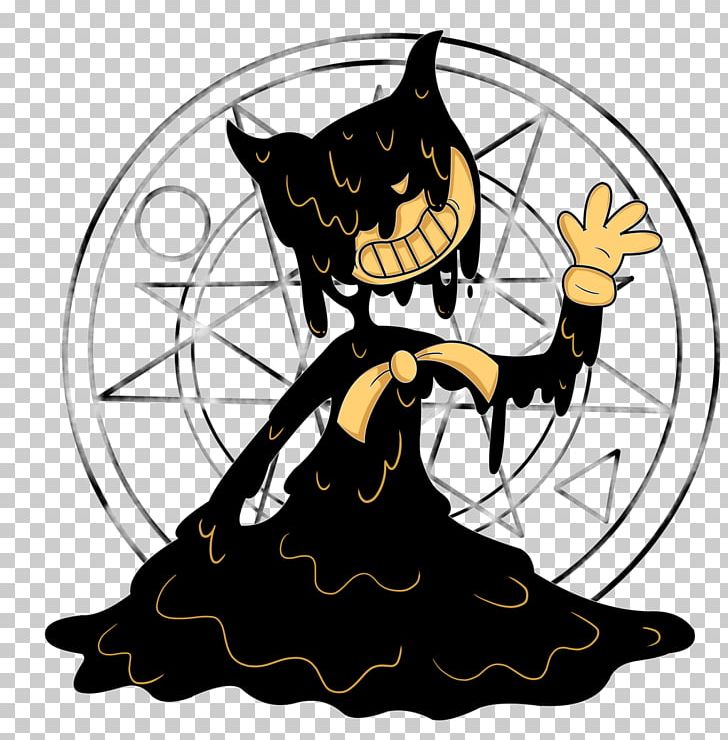 Bendy And The Ink Machine Cat Drawing PNG, Clipart, Animals, Art, Bendy And The Ink Machine, Black, Carnivoran Free PNG Download
