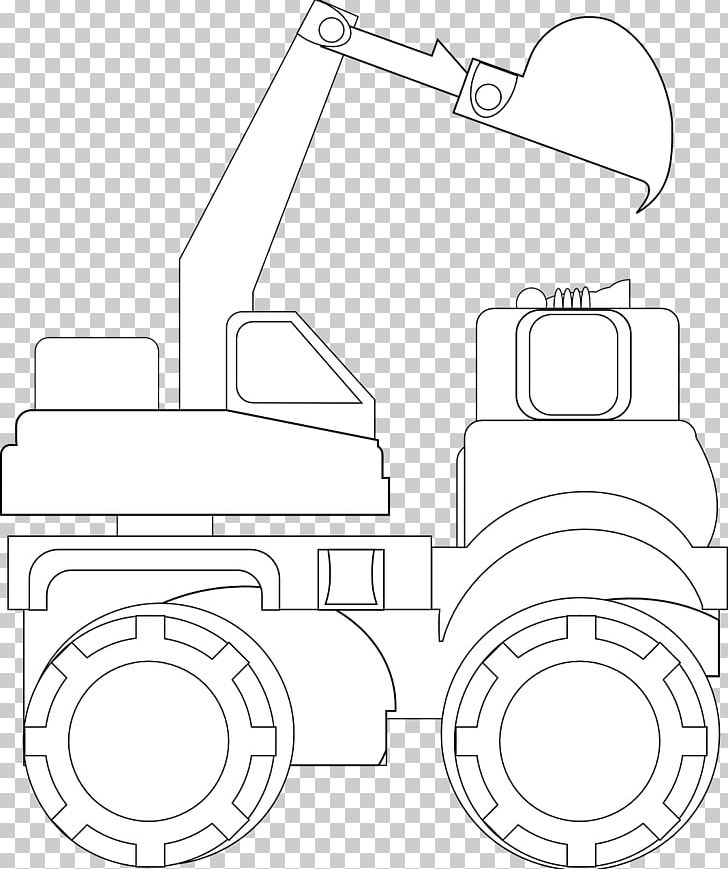 Car Pickup Truck Dump Truck PNG, Clipart, Angle, Area, Artwork, Backhoe Loader, Black And White Free PNG Download