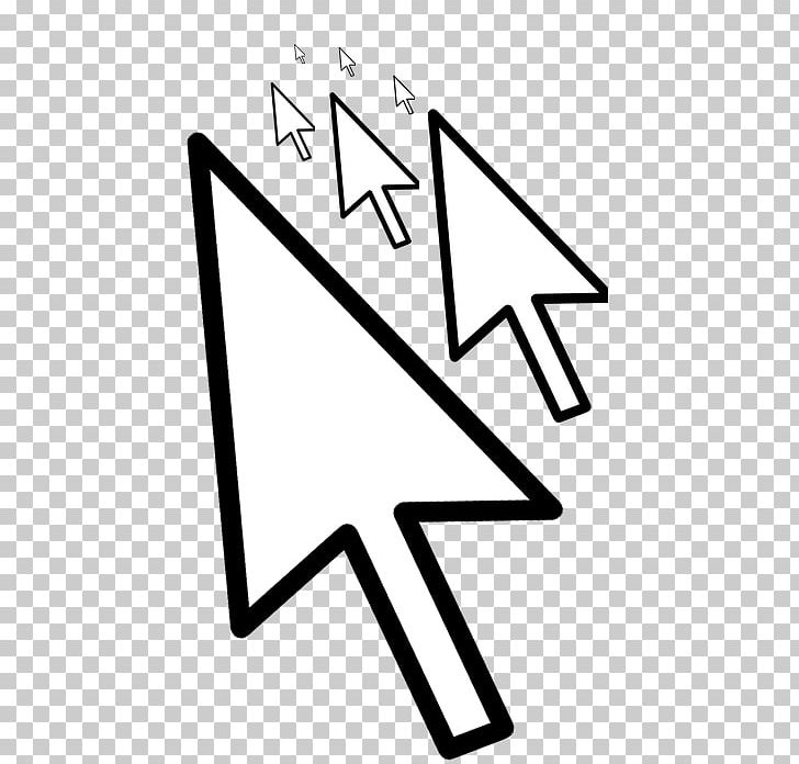 Computer Mouse Pointer Cursor Computer Icons Scalable Graphics PNG, Clipart, Angle, Area, Arrow, Black, Black And White Free PNG Download