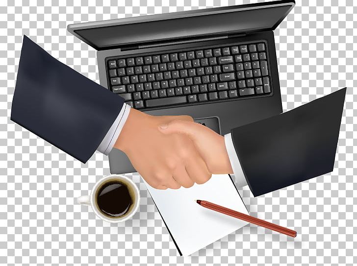 Laptop Handshaking Computer PNG, Clipart, Adobe Illustrator, Business, Cloud Computing, Coffee, Computer Free PNG Download
