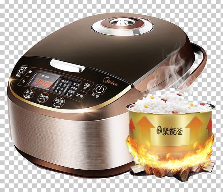 Rice Cooker Midea Home Appliance Induction Cooking PNG, Clipart, Brown Rice, Cooked Rice, Cooker, Cookers, Cooking Free PNG Download