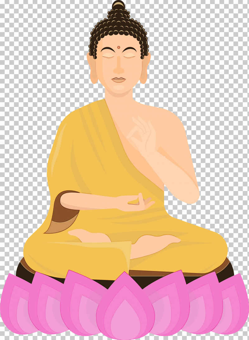 Meditation Kneeling Sitting Zen Master PNG, Clipart, Bodhi Lotus, Kneeling, Lotus, Meditation, Paint Free PNG Download