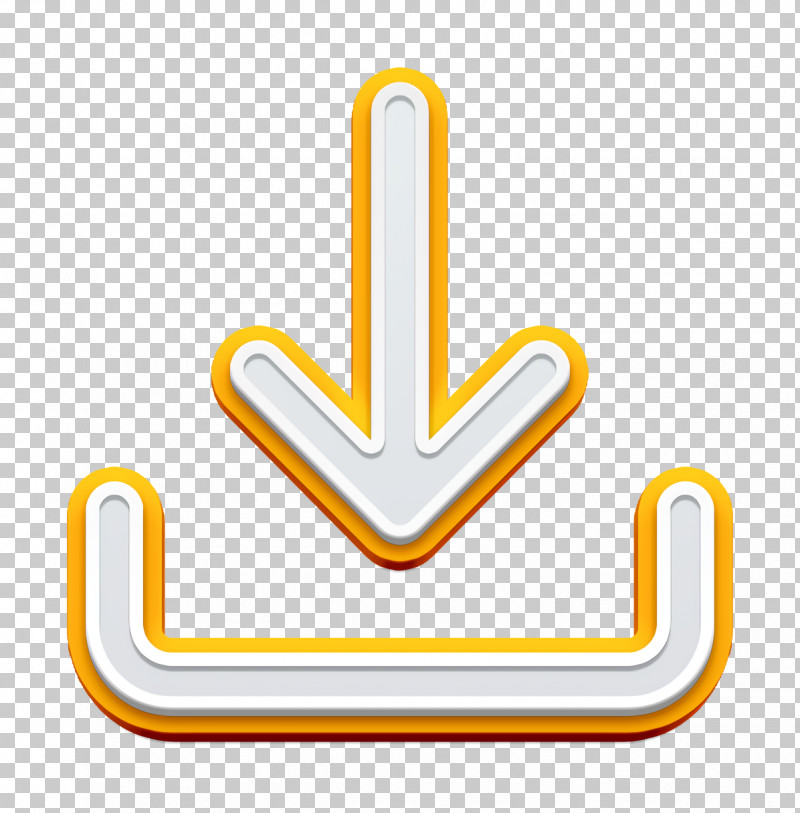 In Icon PNG, Clipart, In Icon, Line, Logo, Symbol, Yellow Free PNG Download