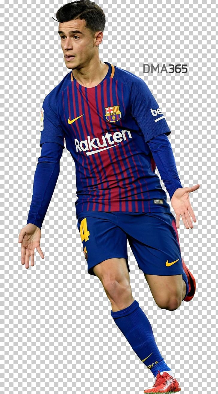 Philippe Coutinho FC Barcelona Football Player 2017–18 La Liga PNG, Clipart, Blue, Cheerleading Uniform, Cheerleading Uniforms, Clothing, Cobalt Blue Free PNG Download