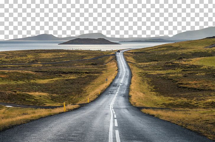 Iceland Road Landscape Illustration PNG, Clipart, Asphalt, Atlanta, Automotive Exterior, Bus, Car Free PNG Download