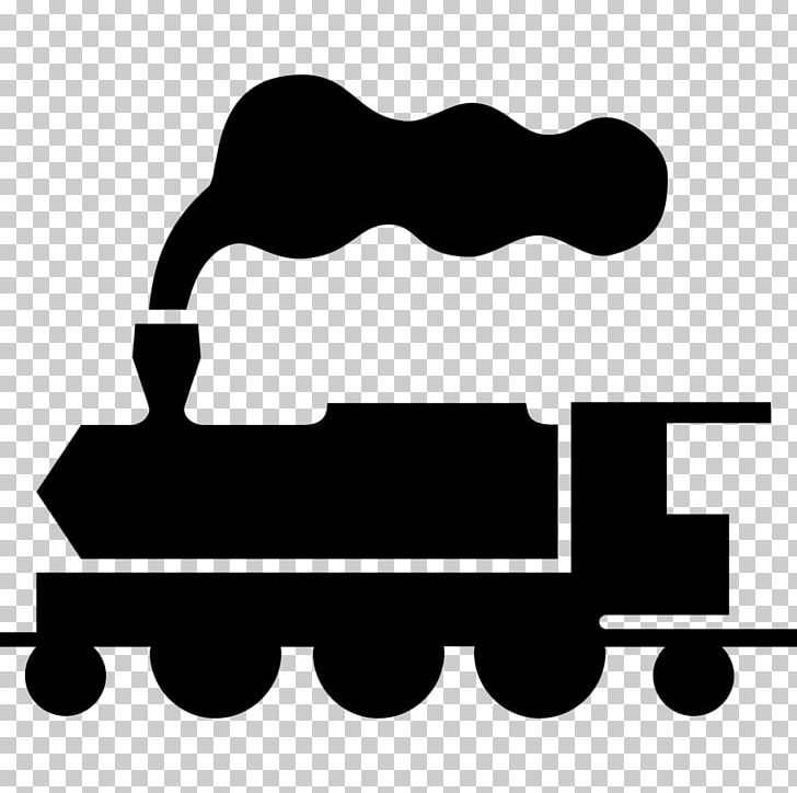 Rail Transport Train Steam Locomotive Computer Icons PNG, Clipart, Area, Black, Black And White, Brand, Cargo Free PNG Download