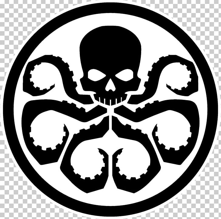 Captain America Lernaean Hydra Red Skull Logo PNG, Clipart, Agents Of Shield, Black And White, Bone, Captain America, Decal Free PNG Download