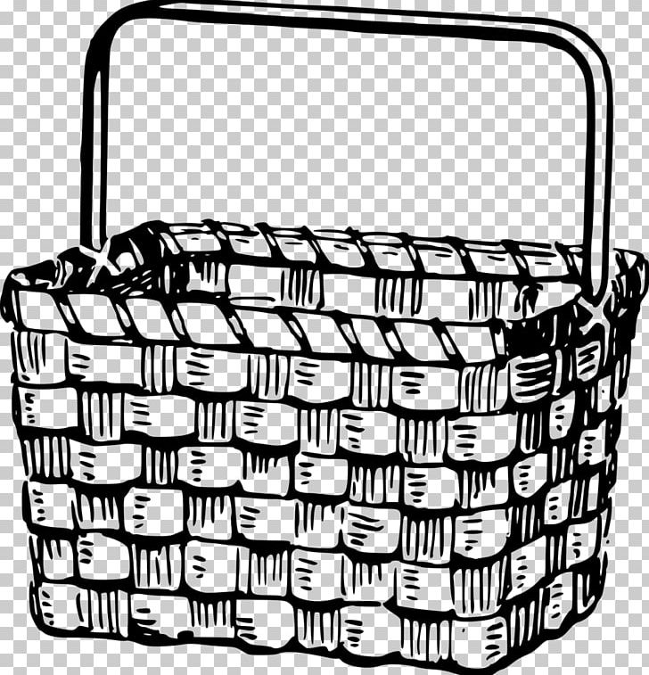 Picnic Baskets PNG, Clipart, Basket, Black And White, Download, Drawing, Easter Basket Free PNG Download