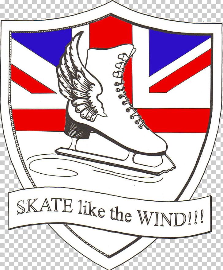 Skate Like The Wind Ice Skating Shoe PNG, Clipart, Area, Art, Artwork, Black And White, Brand Free PNG Download