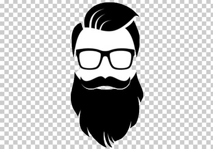 Beard Art Face Logo PNG, Clipart, Barber, Beard, Black, Black And White, Drawing Free PNG Download