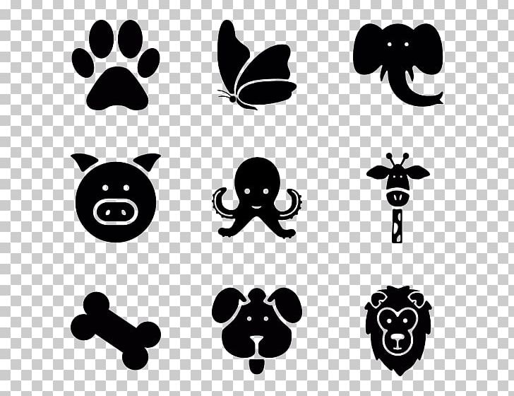 Animal Wildlife Computer Icons PNG, Clipart, Animal, Animal Track, Black, Black And White, Computer Icons Free PNG Download