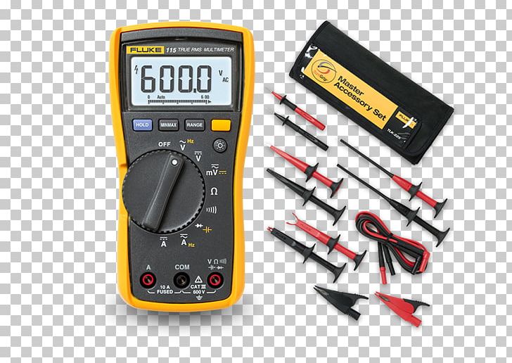 Fluke Corporation Digital Multimeter True RMS Converter Electronics PNG, Clipart, Alternating Current, Electrical Engineering, Electricity, Electric Potential, Electronics Free PNG Download