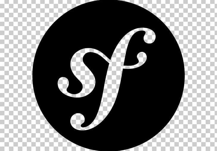 Symfony PHP Web Framework Bootstrap Software Framework PNG, Clipart, Black And White, Bootstrap, Brand, Cakephp, Circle Free PNG Download